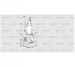 VAS6T65A05LWSLB/PP/PP (88206796) Газовый клапан Kromschroder