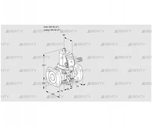 VAS350F/NWSR (88014293) Газовый клапан Kromschroder