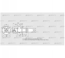 BIC 65RD-400/435-(38)E (84031052) Газовая горелка Kromschroder