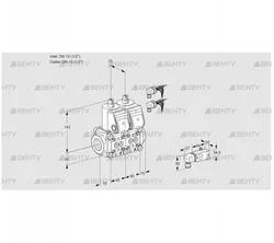 VCS1E15R/15R05NNWR6/3-PP/4-PP (88105933) Сдвоенный газовый клапан Kromschroder