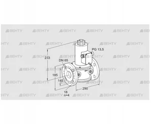 VR 65F01NQ33D (85249580) Воздушный электромагнитный клапан Kromschroder