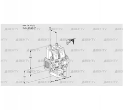 VCG1E25R/25R05FNGEVWR/PPPP/PPPP (88103041) Клапан с регулятором соотношения Kromschroder