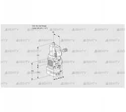 VAV2-/40R/NQSRAK (88029622) Газовый клапан с регулятором соотношения Kromschroder