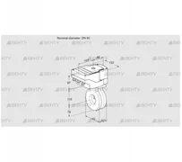 IBG80Z05/20-07W2E (88303449) Дроссельная заслонка Kromschroder