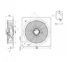 Осевой вентилятор ebmpapst W8D500GJ0301