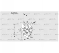 VCH1E20R/20R05NHEVWR/PPPP/PPPP (88100802) Клапан с регулятором расхода Kromschroder