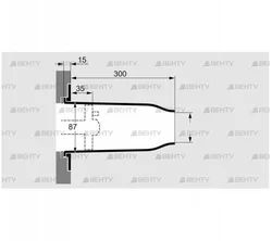 TSC 80M075-300/35-Si-1500 (74924400) Комплект керамического насадка Kromschroder