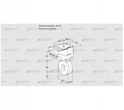 IBA40/25Z05/20-60W3T (88300707) Дроссельная заслонка Kromschroder