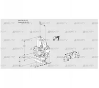 VAD1E25R/25R05D-50VWR/-3/3- (88100276) Газовый клапан с регулятором давления Kromschroder