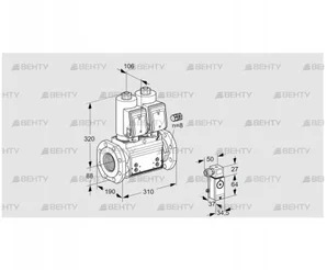 VCS780F05NNKGR3B/P3PP/PPPP (88204399) Сдвоенный газовый клапан Kromschroder