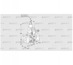 VAS350F/LQSR (88004885) Газовый клапан Kromschroder