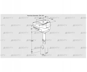 IBH100Z01A/20-30W3E (88300954) Дроссельная заслонка Kromschroder