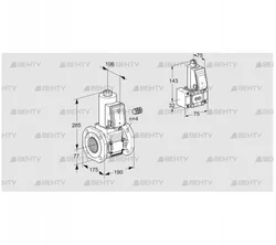 VAS665F05NW3E/B-/PP (88204902) Газовый клапан Kromschroder