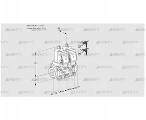 VCS2E40R/40R05NNWSR8/PPPP/PPPP (88107644) Сдвоенный газовый клапан Kromschroder