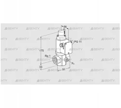 VR 25R01RT31D (85279010) Воздушный электромагнитный клапан Kromschroder