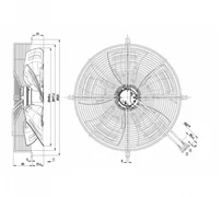 Осевой вентилятор ebmpapst S3G450AO0232