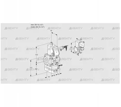 VAG115R/NWBK (88029251) Газовый клапан с регулятором соотношения Kromschroder