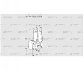 VAS1W0/NW (88025892) Газовый клапан Kromschroder