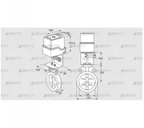 IDR125Z03A100AU/50-30W20E (88302913) Дроссельная заслонка Kromschroder