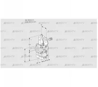 VAD125/15R/NW-50B (88030371) Газовый клапан с регулятором давления Kromschroder