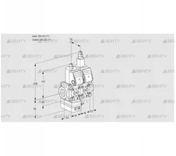 VCD1E25R/25R05D-25LWR/PPPP/PPPP (88100381) Регулятор давления Kromschroder