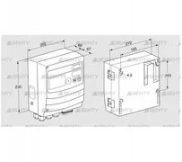 BCU480W3P6C1D0000K1E1-/LM400WF3O0E1- (88680107) Блок управления горением Kromschroder