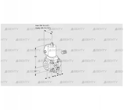 VAS115R/NQGL (88002279) Газовый клапан Kromschroder