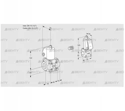 VAS1E15R/15R05NKL/ZS/PP (88100139) Газовый клапан Kromschroder