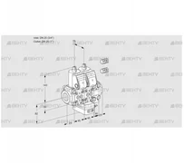 VCH1E20R/25R05NHEVWR3/PPPP/PPPP (88102556) Клапан с регулятором расхода Kromschroder