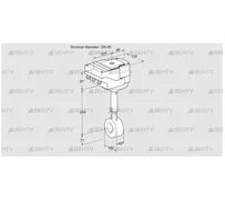 IBHS80Z01A/40A3AR10 (88301697) Дроссельная заслонка Kromschroder