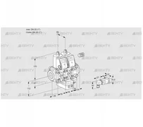 VCH2E25R/25R05NHEVWR3/2--2/PPPP (88105449) Клапан с регулятором расхода Kromschroder