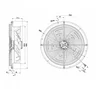 Осевой вентилятор ebmpapst W4D400CP1230
