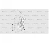 VAV240R/NQSRAK (88014691) Газовый клапан с регулятором соотношения Kromschroder