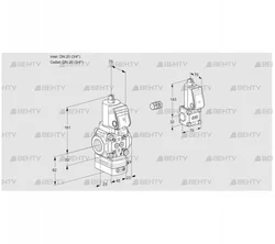 VAG1E20R/20R05GEWSR/PP/BS (88107447) Газовый клапан с регулятором соотношения Kromschroder