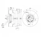 Центробежный вентилятор ebmpapst R2E190AO8422