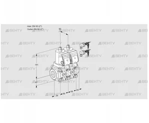 VCS2E50R/50R05NNKGR8/PPPP/PPPP (88106628) Сдвоенный газовый клапан Kromschroder