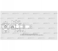 BIC 65HM-250/385-(72A)ER (84031541) Газовая горелка Kromschroder