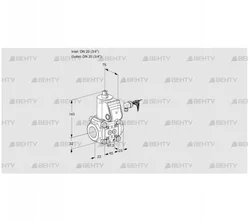 VAS120R/NW (88013716) Газовый клапан Kromschroder