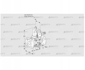 VAS350F/NWGR (88032764) Газовый клапан Kromschroder