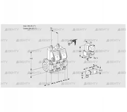 VCS1E25R/25R05NNWR/2-PP/PPZY (88104964) Сдвоенный газовый клапан Kromschroder