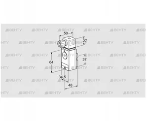 DG 17VC5-6W (84448012) Датчик-реле давления газа Kromschroder