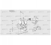 VCG1E25R/25R05NGEWR/2-PP/BYPP (88103918) Клапан с регулятором соотношения Kromschroder