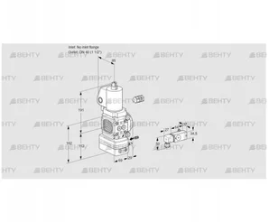 VAG2-/40R/NWSLAK (88031865) Газовый клапан с регулятором соотношения Kromschroder