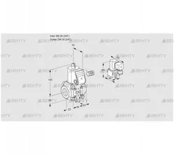 VAS120R/NQ (88011676) Газовый клапан Kromschroder