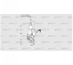 VAS1-/LQ (88032605) Газовый клапан Kromschroder