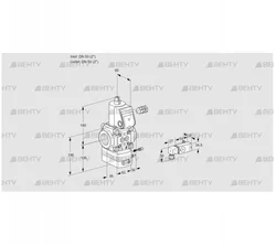 VAG350R/NWAE (88006646) Газовый клапан с регулятором соотношения Kromschroder