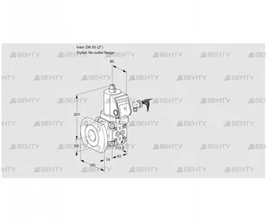 VAS350/-F/NWSR (88010514) Газовый клапан Kromschroder