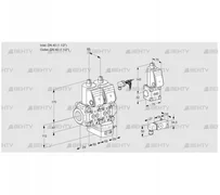 VCG2E40R/40R05NGEWR/4-PP/3-BS (88104581) Клапан с регулятором соотношения Kromschroder