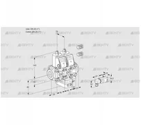 VCH1E25R/25R05NHEVWR3/2-PP/PPPP (88104850) Клапан с регулятором расхода Kromschroder