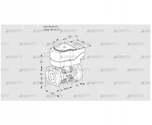 IFC350/50F05-25MMPP/20-30W3E (88303138) Регулирующий клапан с сервоприводом Kromschroder